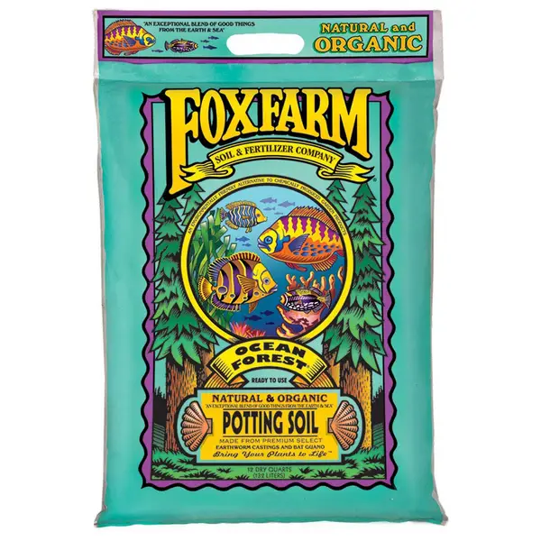 FoxFarm 12 Dry Quarts Ocean Forest Potting Soil - OF12QTE