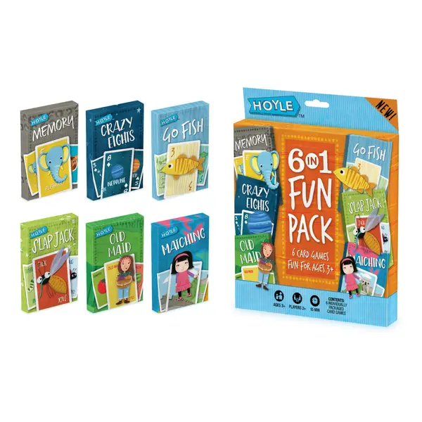 Bicycle Hoyle 6 in 1 Classic Kids Game - 130012018 | Blain's Farm