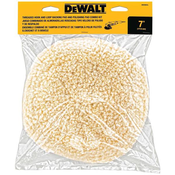 Wool Buffing Pad \u0026 Backing Pad 