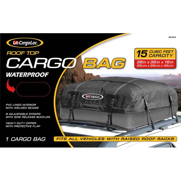 CargoLoc Roof Top Cargo Net Carrier 46" x 34" Basket Adjustable 16 Hooks 84063 