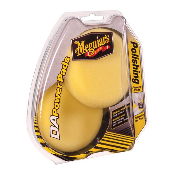 Meguiars Polishing D/A Power Buffing Pads, 4'' - 2 count