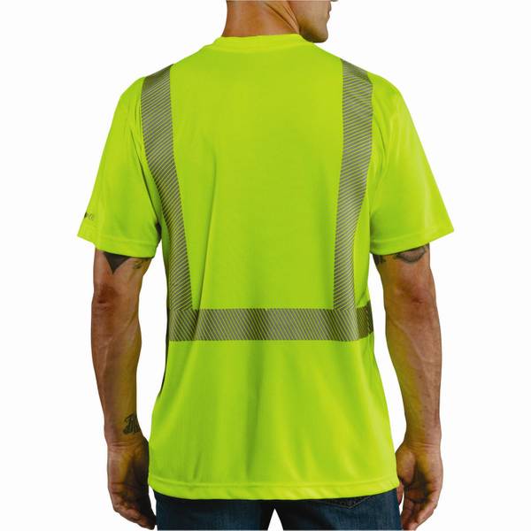 Carhartt Big and Tall Men's Big & Tall Hi-Visibility Force Color Enhanced Short Sleeve T-Shirt 