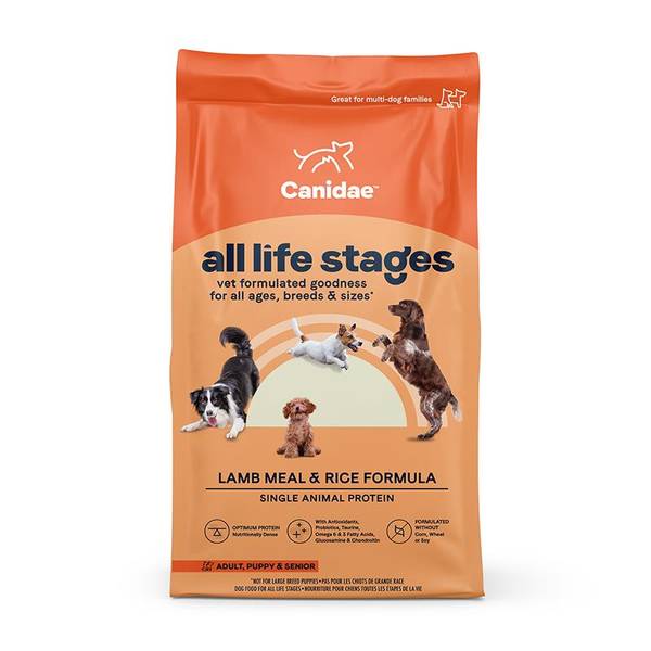 canidae lamb and rice dog food