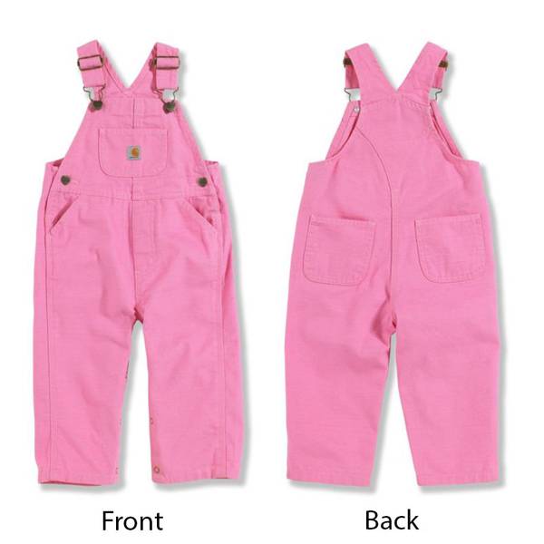 NEW Carhartt Infant/Toddler Girls' Farm Shortall 3pc Gift Set Size 18M 