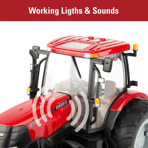 Tomy Big Farm Case IH 1:16 Scale Puma 180 Toy Tractor - 46072P