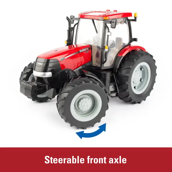 特撮 TRACTOR INC. INSIDE PARK POPFLY Tomy Big Farm Case IH 1:16 Scale Puma 180 Toy Tractor - 46072P