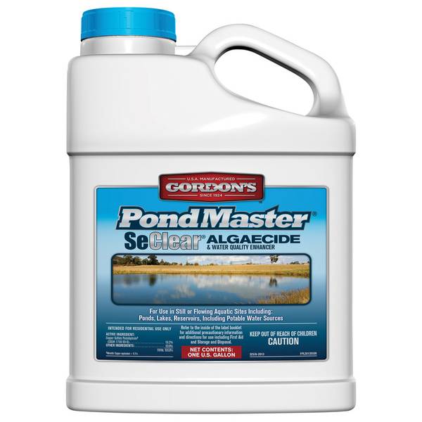 Gordon's 1 Gallon PondMaster SeClear Algaecide and Water Quality ...