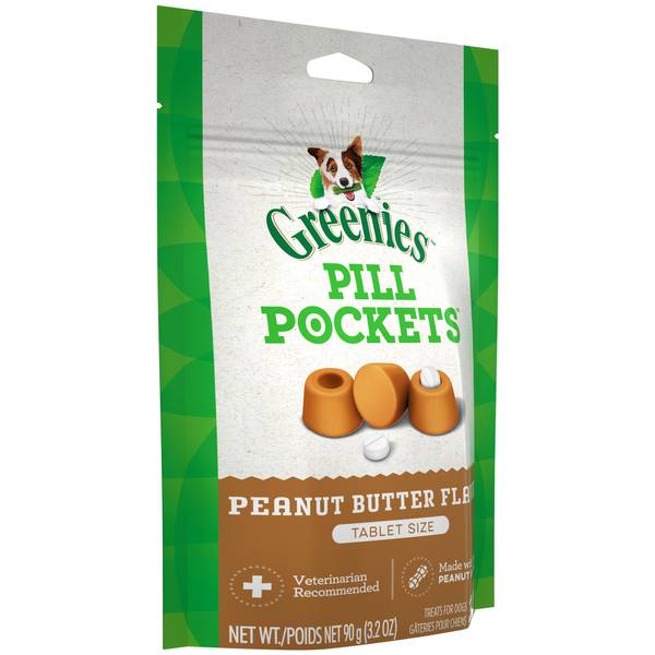 Greenies 30 Count Pill Pockets Treats for Dogs Real Peanut Butter