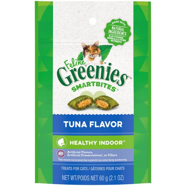 Feline Greenies oz Smartbites Tuna Flavor Hairball Control Cat