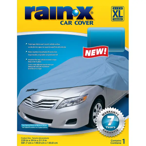 car cover in rain