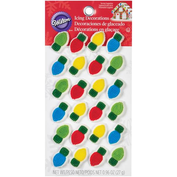 Christmas Light Bulb Cookies w/ Wilton Cookie Pan