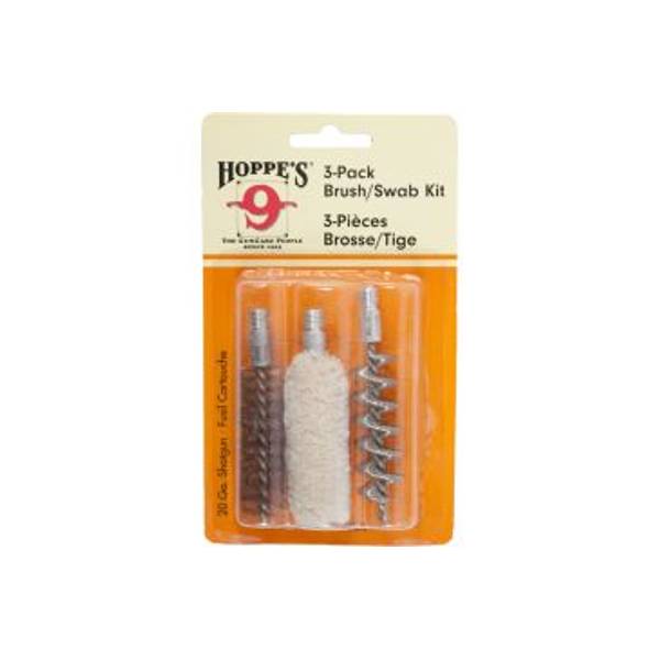 Photo of 3-Pack 12 gauge Brush and Swab Rifle Cleaning Kit