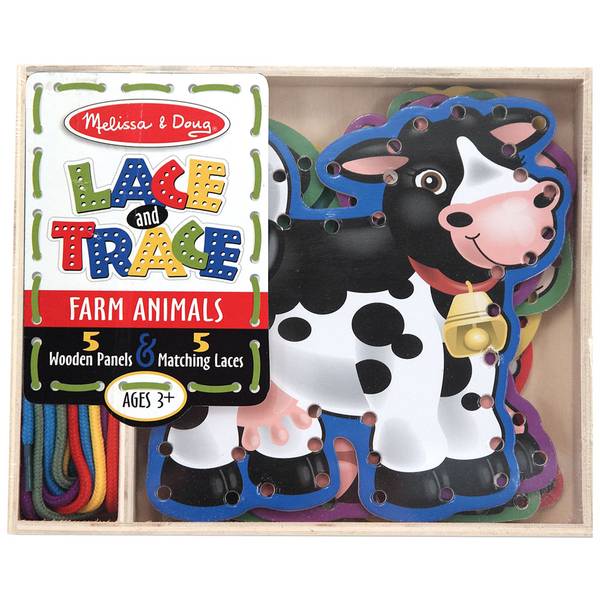 Photo of Farm Animals Lace and Trace Panels