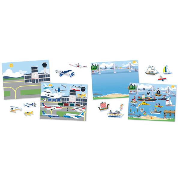 Melissa and doug reusable sticker pad vehicles online