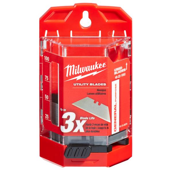 Milwaukee 48-22-1950 50 PC General Purpose Utility Blades