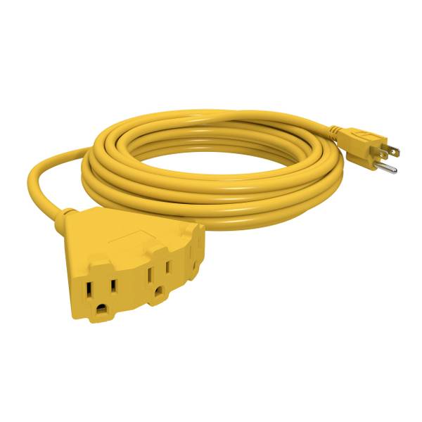 Stanley 8' 3 Outlet Outdoor Extension Cord - W34087 | Blain's Farm