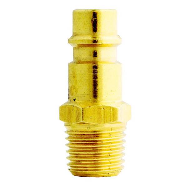 Milton V Style Hi Flow Brass Male Air Coupler Plug S762 Blain