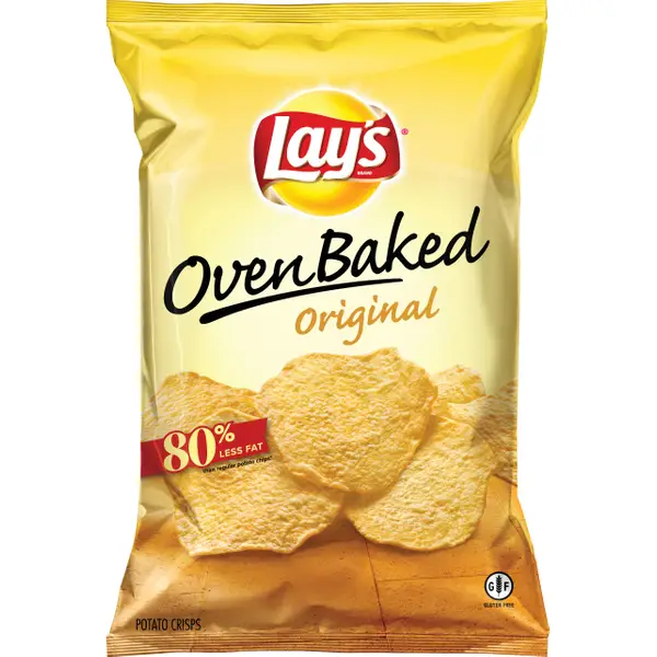 Baked Lay's Original Potato Crisps, 0.875 oz Bags, 40 Count
