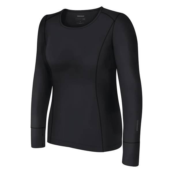 women's scoop neck thermal top