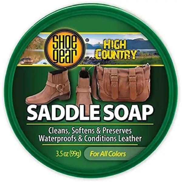 Saddle Soap Tin 3.5oz Fiebings White 