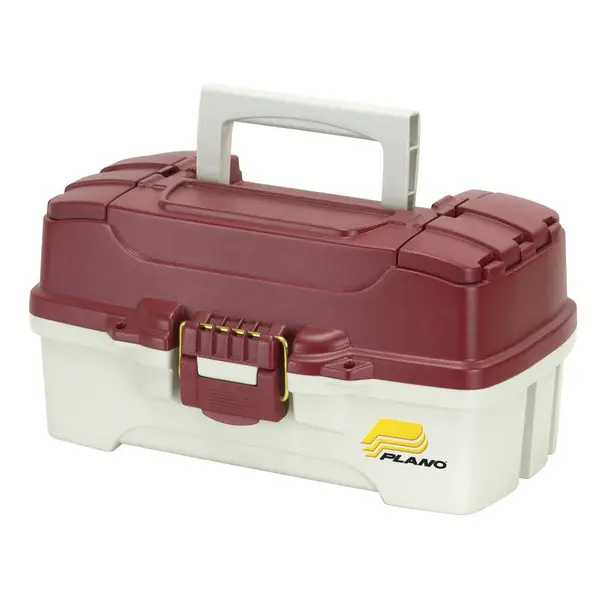 One Tray Red Tackle Box