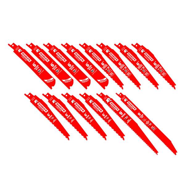 Photo of Bi-Metal Reciprocating Saw Blade Set, 14 Piece