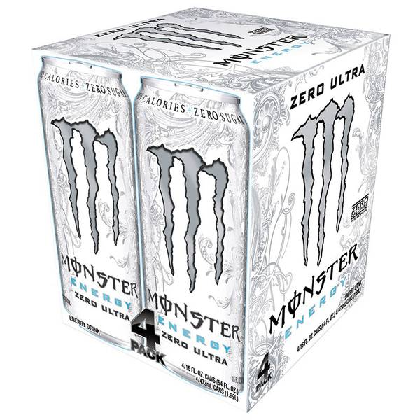 Monster Energy Energy Drink - 4 Pack - 070847013242