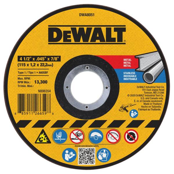 DEWALT 4 1 2 X Type Metal Cut Off Wheel White Cap 59 OFF