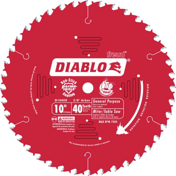 Photo of 10" 40T General Purpose Saw Blade