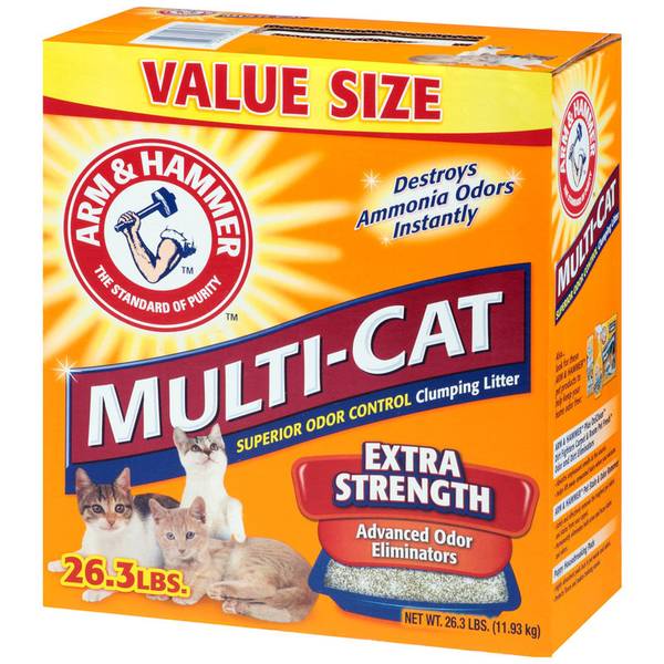Arm & Hammer MultiCat Clumping Litter 033200023036 Blain's Farm & Fleet