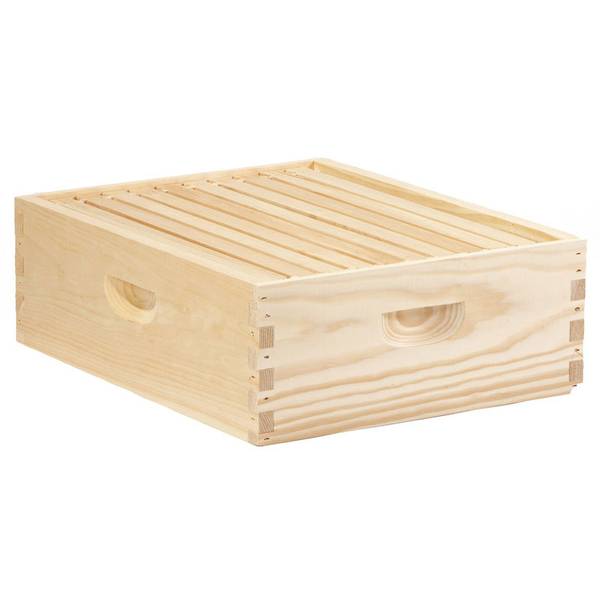 Unassembled MED 10 Frame Super Langstroth Beehive Box SELECT PINE FREE SHIPPING 