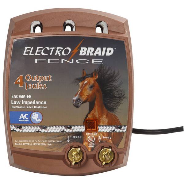 ElectroBraid Low Impedance Electronic Fence Charger EAC75MEB Blain