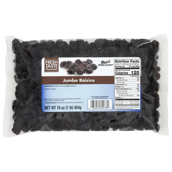 Blain's Farm & Fleet 16 oz Jumbo Raisins - 698902 | Blain's Farm