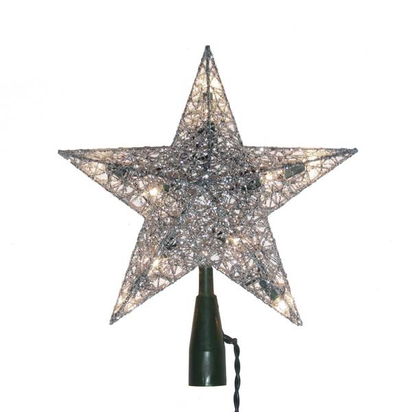 Kurt S. Adler- Inc. UL0131GO Kurt Adler 10-Light 9'' Gold Wire Treetop