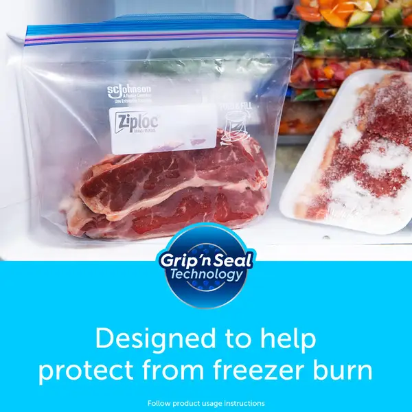 Ziploc 38-Count 1 QT Freezer Bags - 2570000381 | Blain's Farm & Fleet