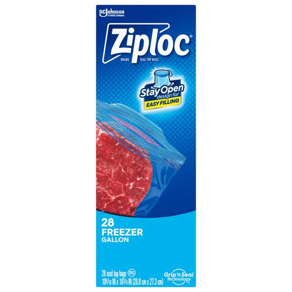 Ziploc 28-Count 1 Gal Freezer Bags - 2570000382 | Blain's Farm & Fleet