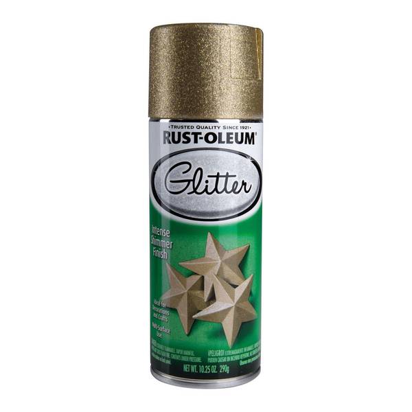 Specialty Glitter Spray Paint, Gold, 10.25-oz. by Rust-Oleum