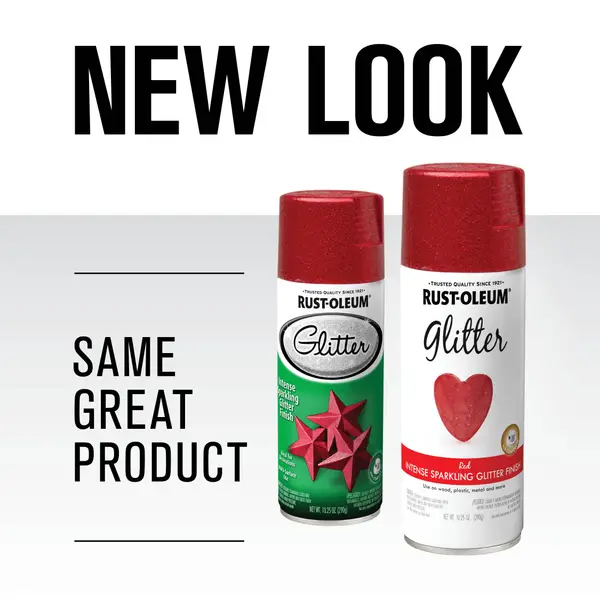 Rust-Oleum 10.25 oz Red Glitter Spray & Sealer - 268045 | Blain's