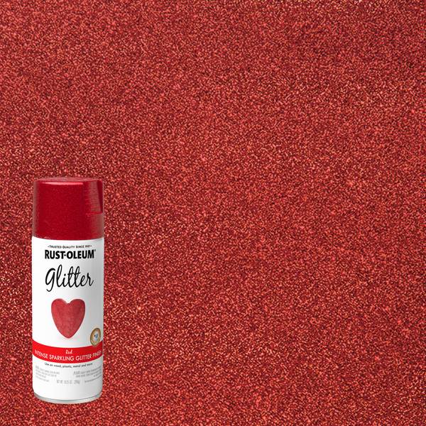 Rust-Oleum 10.25 oz Red Glitter Spray & Sealer - 268045 | Blain's