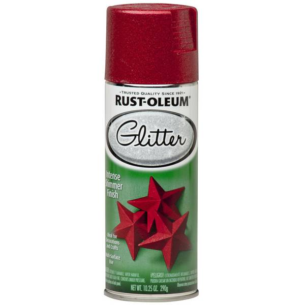 Rust-Oleum 10.25 oz Red Glitter Spray Paint