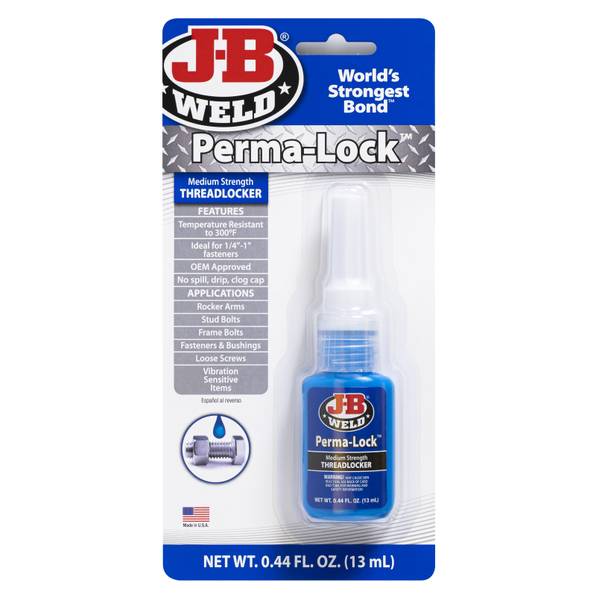 J-B Weld 13 ml Perma-Lock Medium Strength Threadlocker