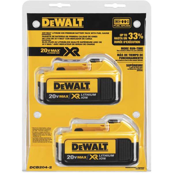 2 Pack For Dewalt 20V 3.0Ah Battery Replacement
