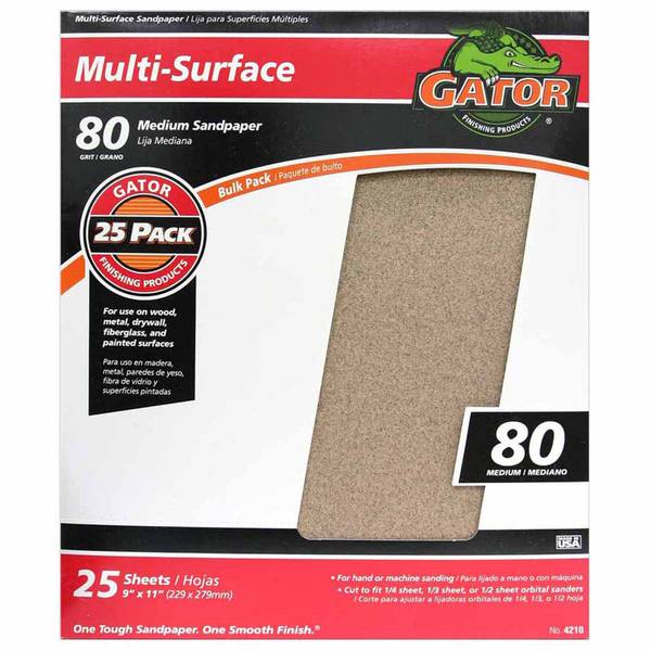 Photo of 80 Grit Sandpaper Sheet