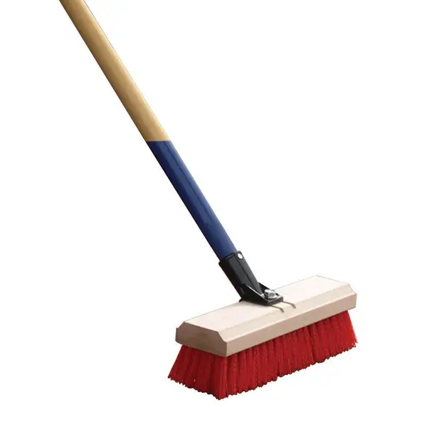 Professional Pool and Deck Scrub Brush with Handle