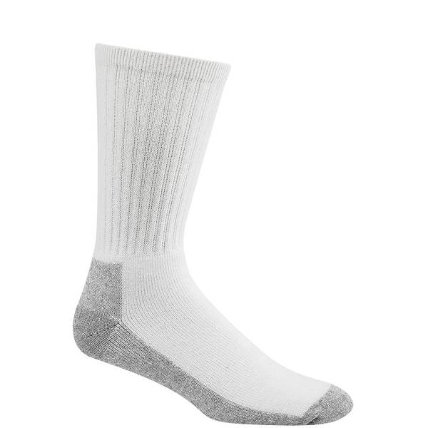 Wigwam Men's 3-Pack At Work Crew Sock, White, XL - S1221-044H-XL ...