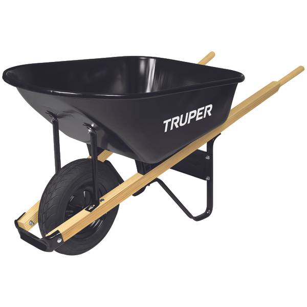 UPC 755625000743 product image for Truper 6 Cubic Feet Steel Wheelbarrow | upcitemdb.com