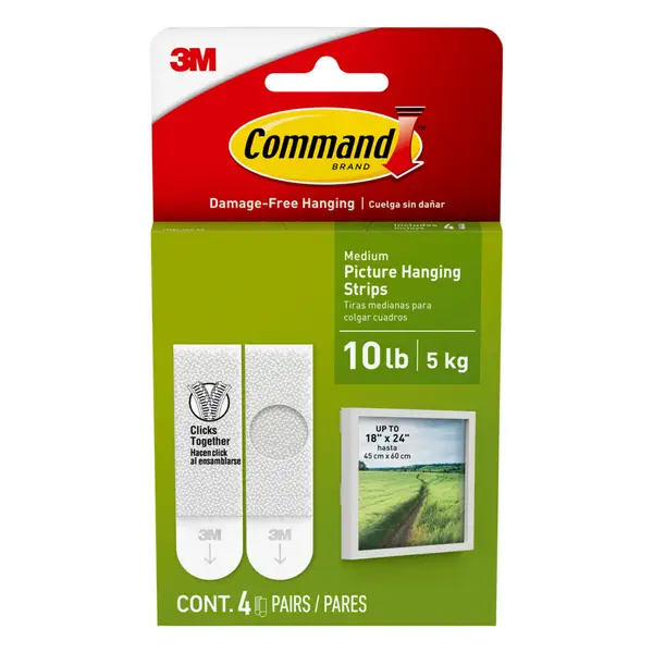 BULK Buy 3m Command Medium Picture Hanging Strips White 6 Sets for sale  online
