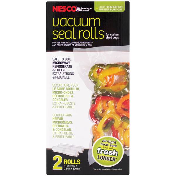2 Vacuum Sealer Rolls (7.9 x 19.70') | NESCO®