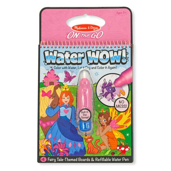 Melissa & Doug Water Wow 4 Pack (Pets, Colors, Fairy Tale and Makeup)
