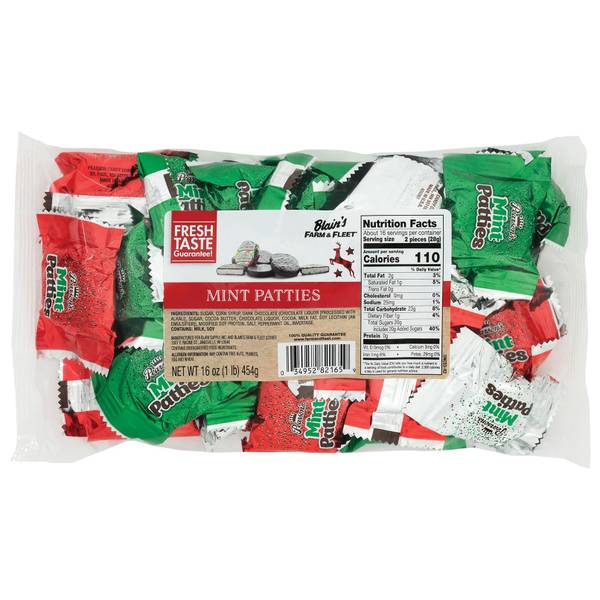 Photo of 16 oz Red/Green Mint Patties